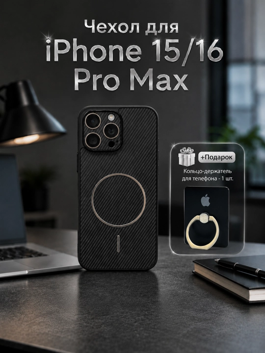 IPhone 15 Pro Max / 16 Pro Max / 17 Pro Max uchun himoya va zarbaga chidamli g'ilof - 