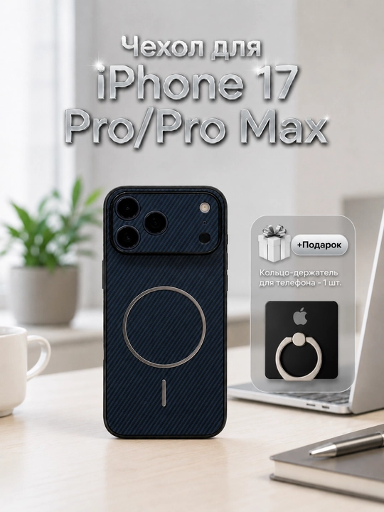 IPhone 15 Pro Max / 16 Pro Max / 17 Pro Max uchun himoya va zarbaga chidamli g'ilof