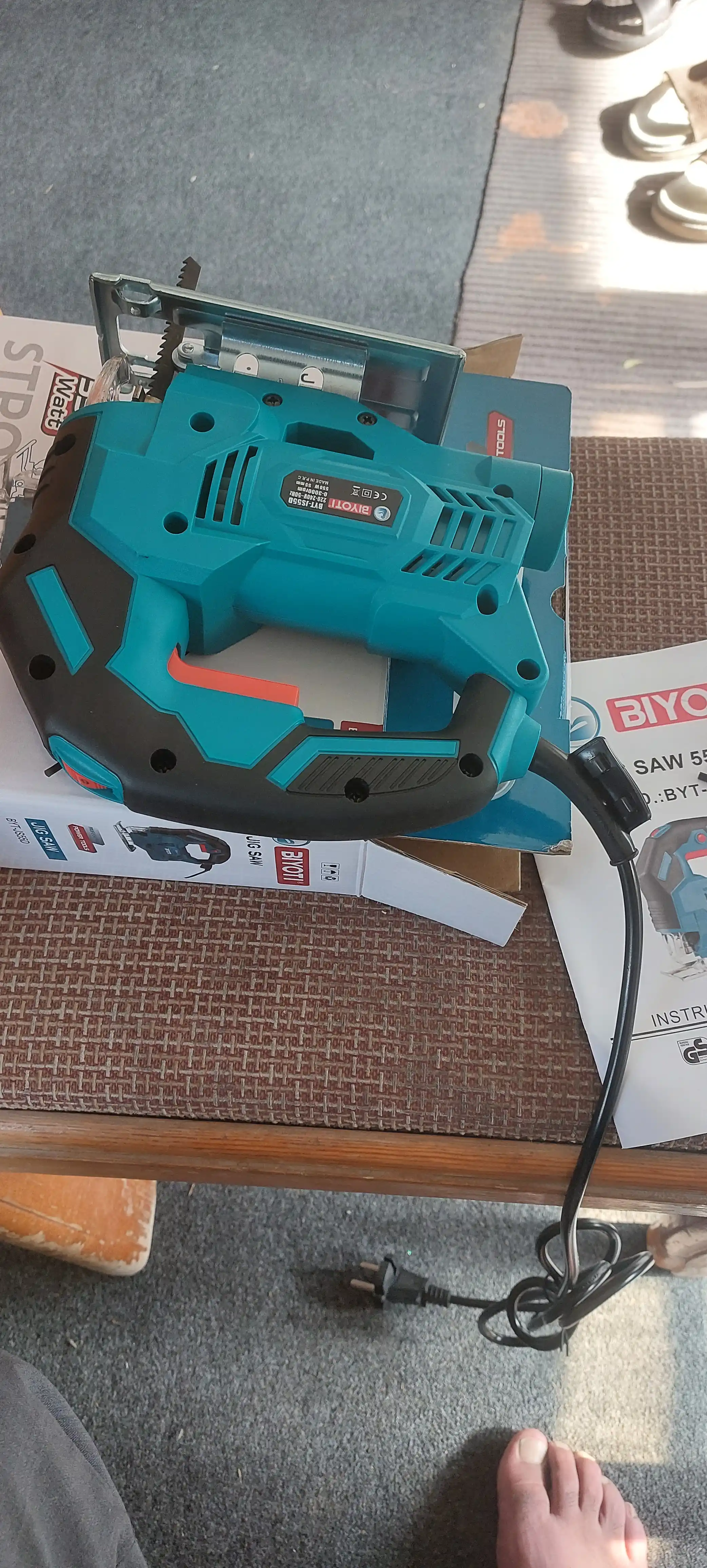 Elektr lobzik BIYOTI BYT-JS55D, 550 Vt, tezligini sozlash