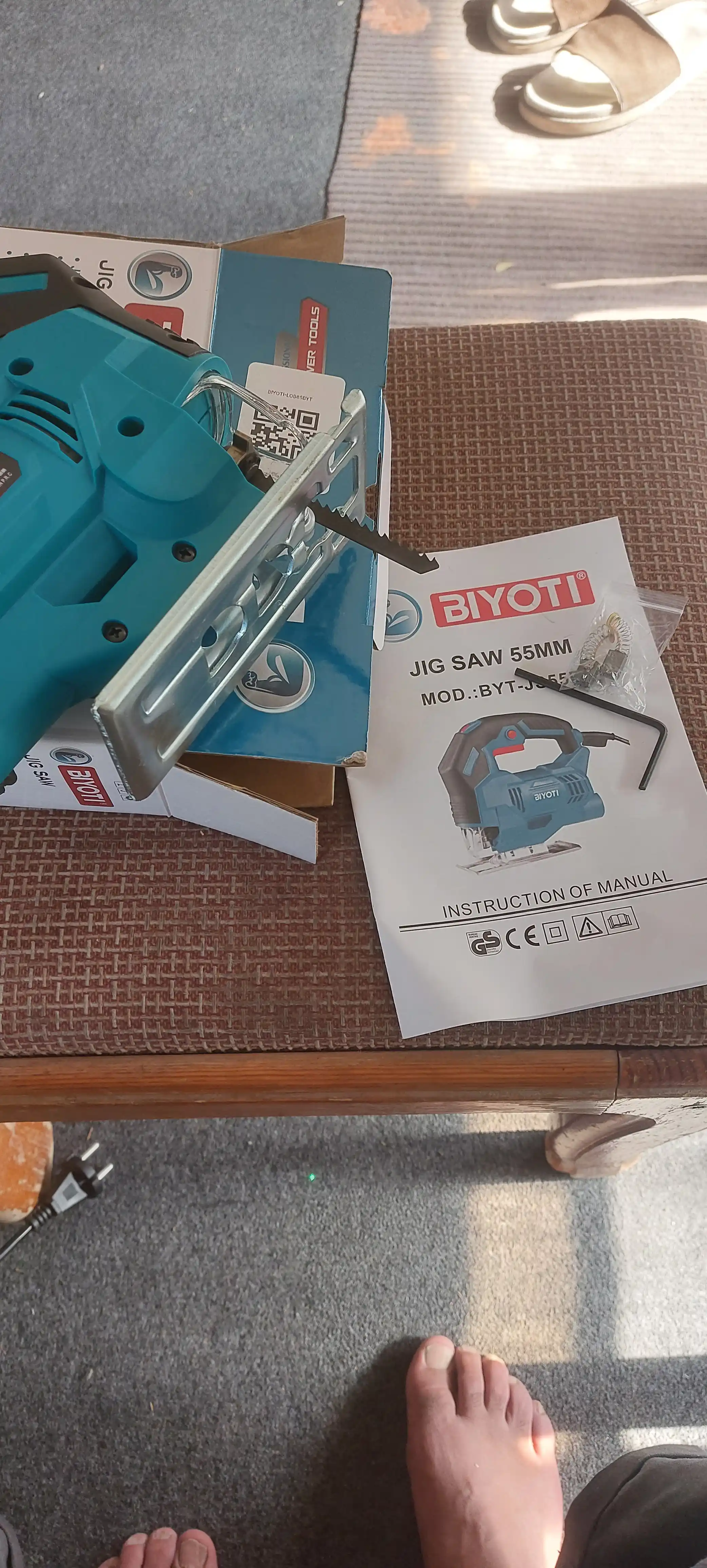 Elektr lobzik BIYOTI BYT-JS55D, 550 Vt, tezligini sozlash