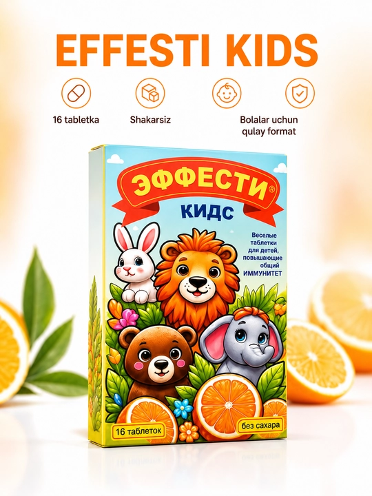 Эффести® Кидс таблетка