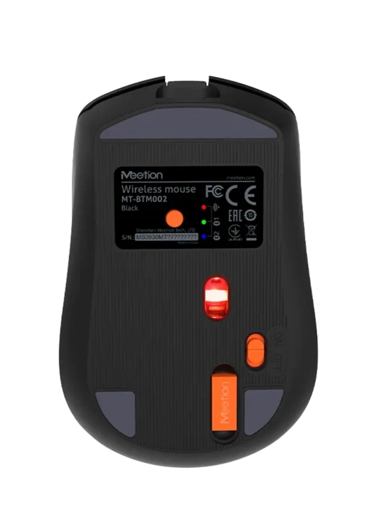 Беспроводная мышь BTM002 2.4G + Bluetooth, аккумуляторная, RGB, компактная