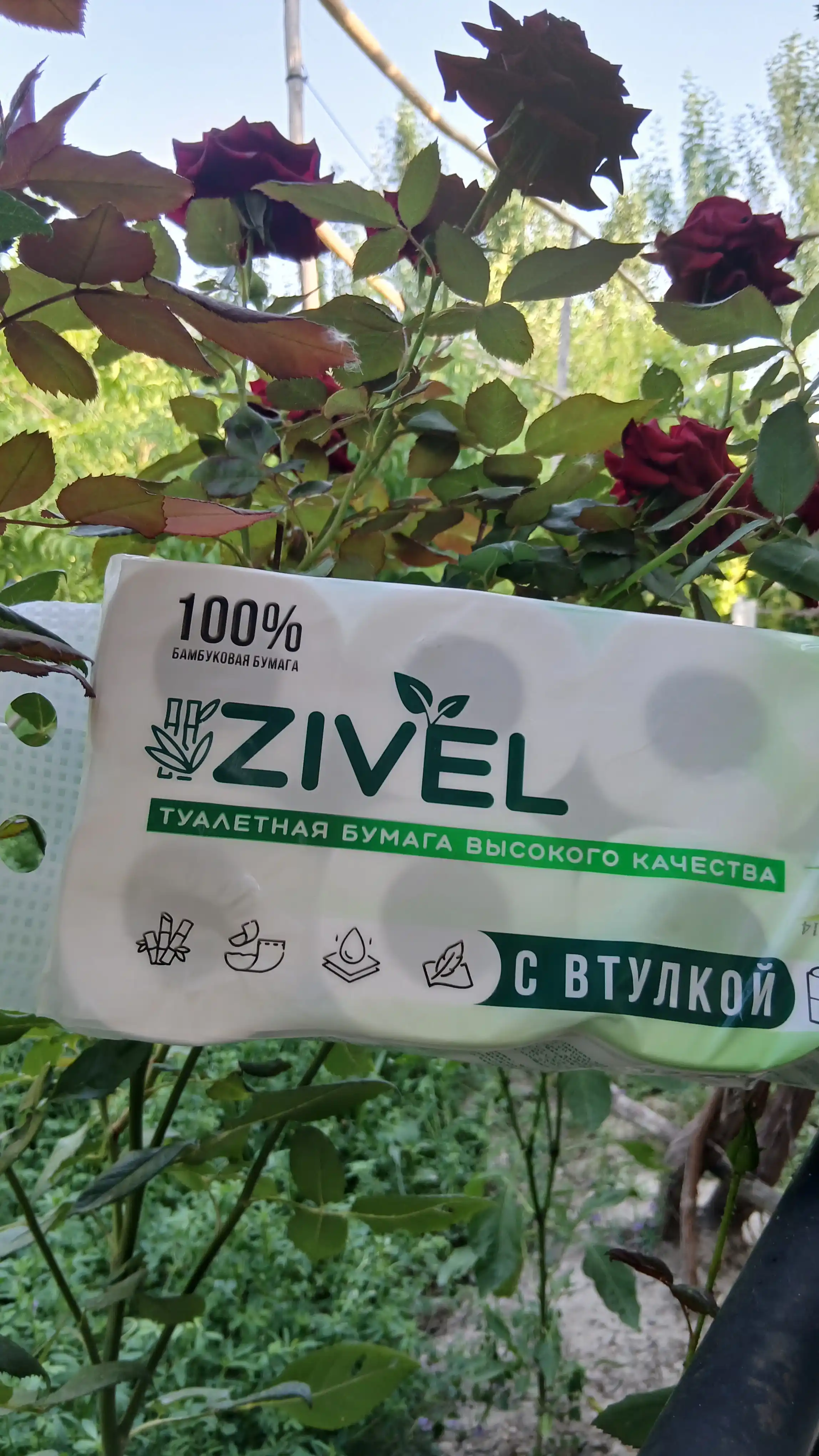 Zivel vtulkali tualet qog‘ozi, 6 qavatli