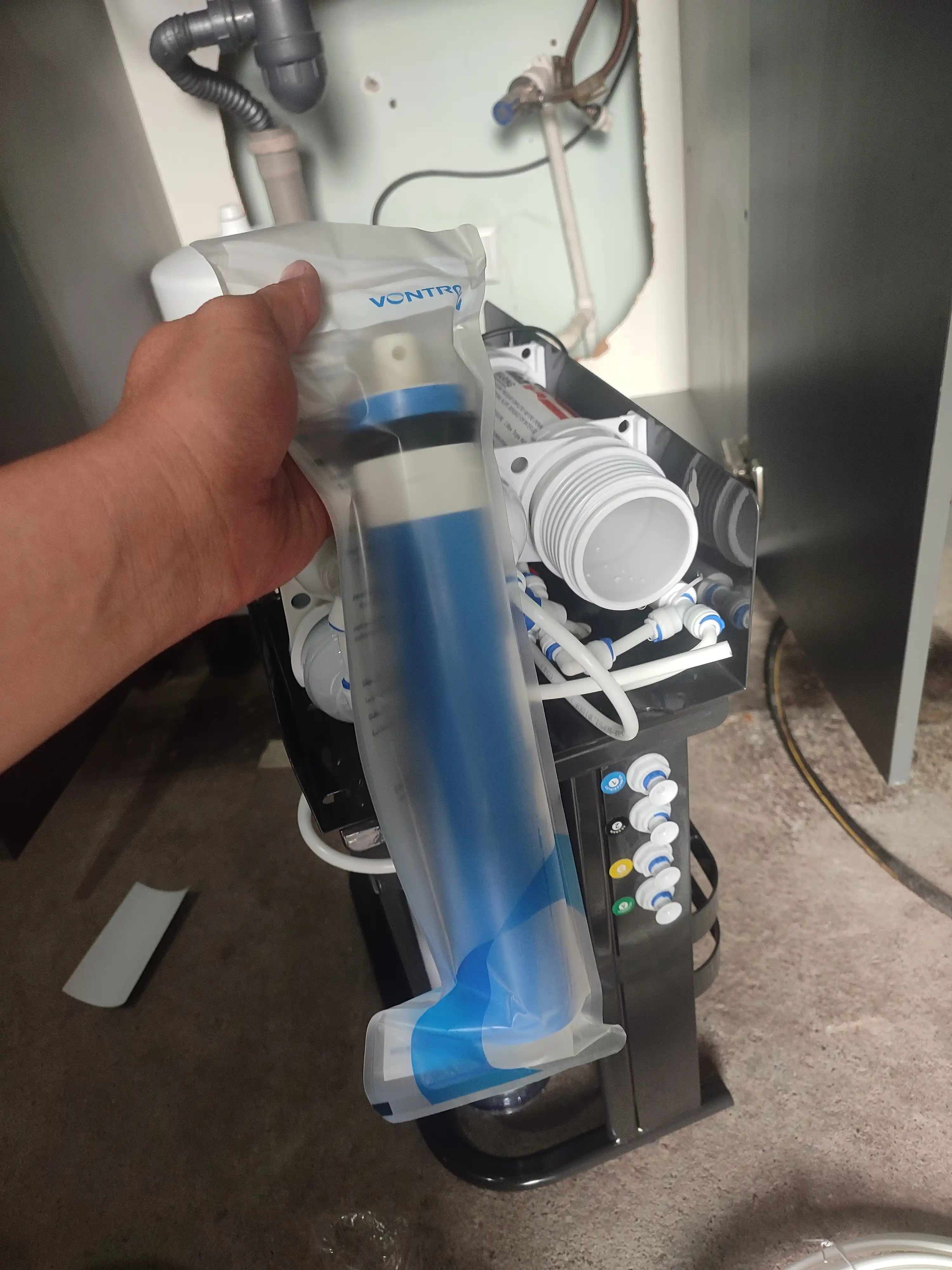 Nero RO 7-Pro mineralizator va 7 bosqichli tozalash tizimiga ega teskari osmos filtri