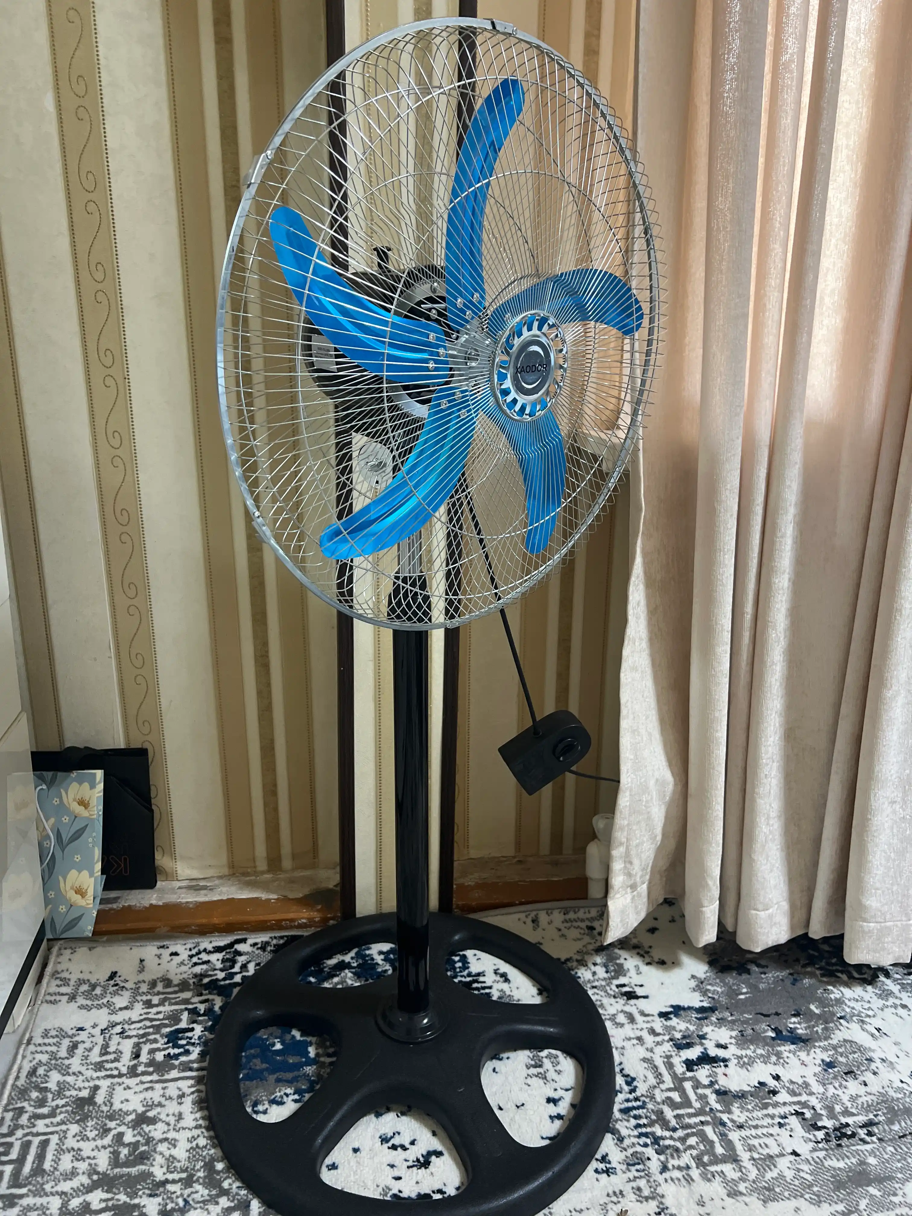 Вентилятор, 3в1, мощный 100W с регулировкой высоты, для дома и офиса