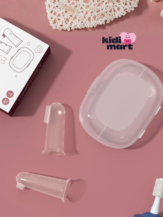 Набор силиконовых щеток для языка Momcozy Baby Tongue Brush, 2 шт