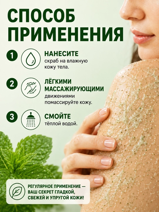 Скраб для тела солевой увлажняющий, отшелушивающий, SPA-уход, гладкая и сияющая кожа