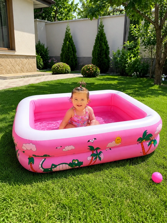 Бассейн Baby Pool, 110×85×35 см, мягкое дно, для детей