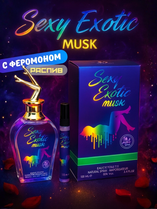 Туалетная вода с феромонами Sexy Musk для женщин, распив, стойкий соблазнительный парфюм - 