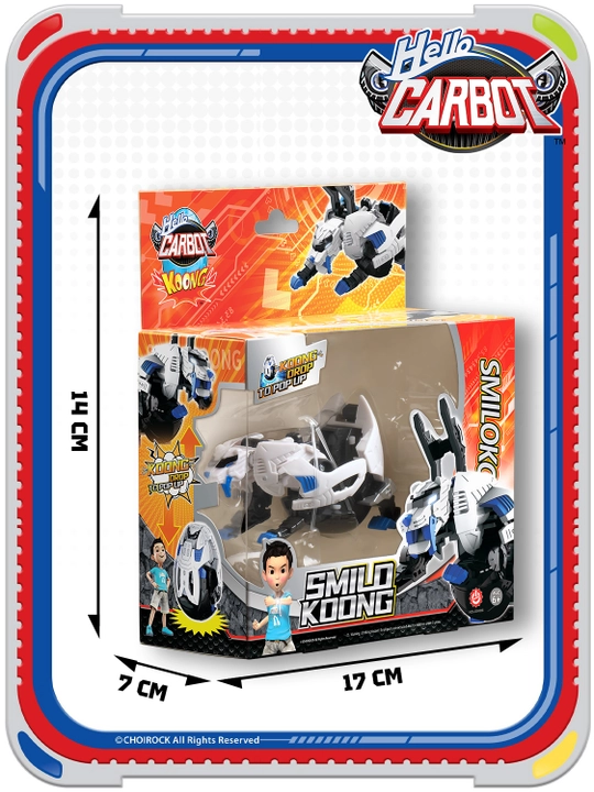 Hello Carbot. Smilokoong dinozavr tuxum transformatori Kung