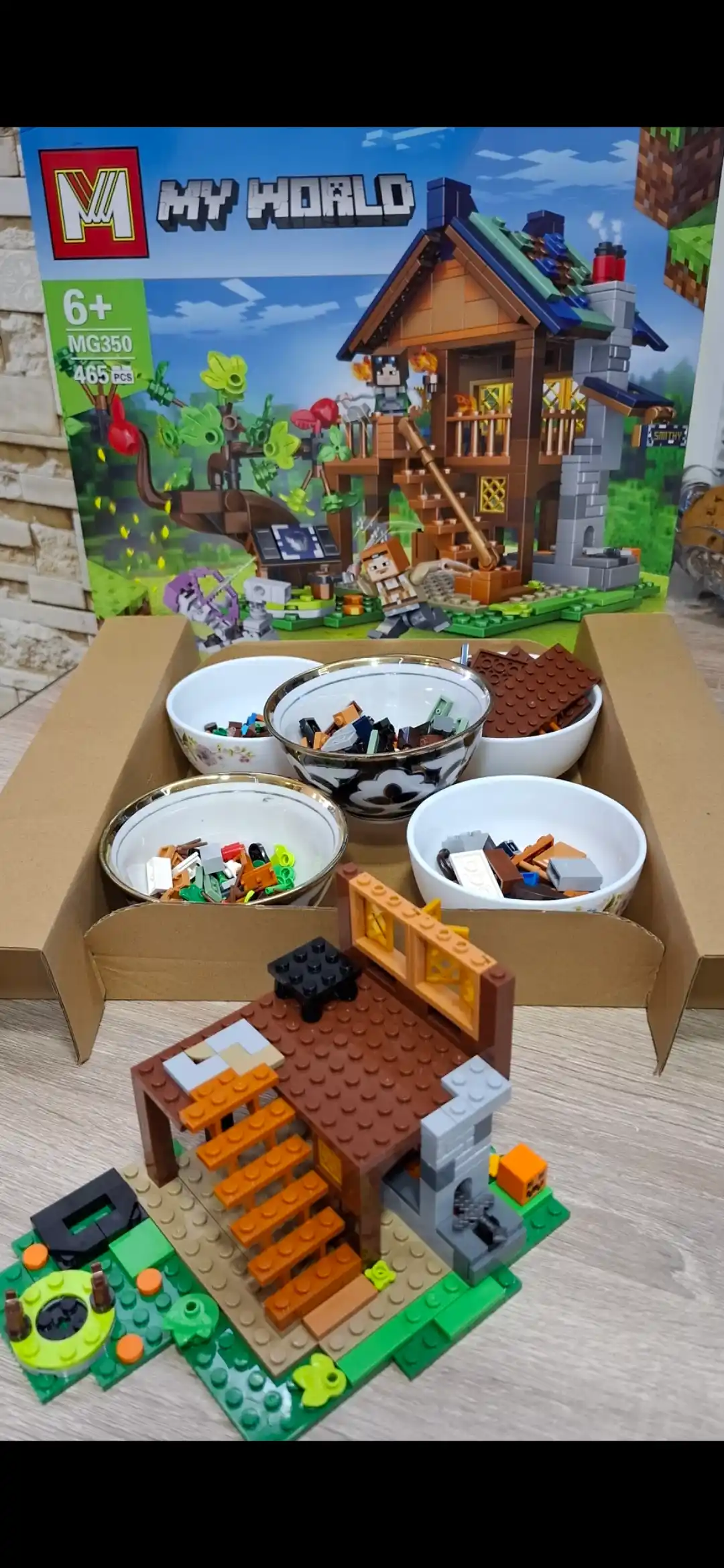 Детский конструктор My world Майнкрафт совместимый с лего