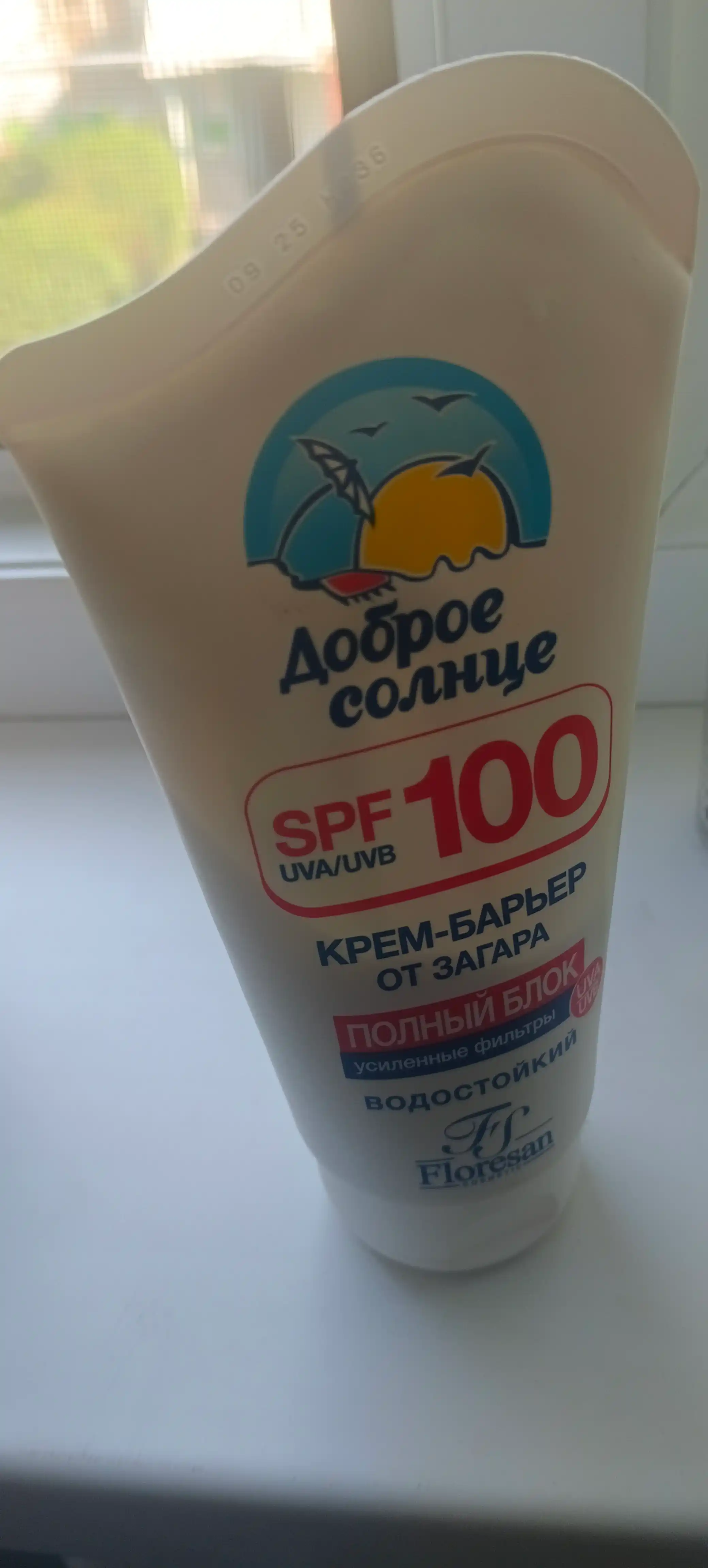 Floresan Доброе солнце крем-барьер от загара SPF 100 водостойкий 75 мл