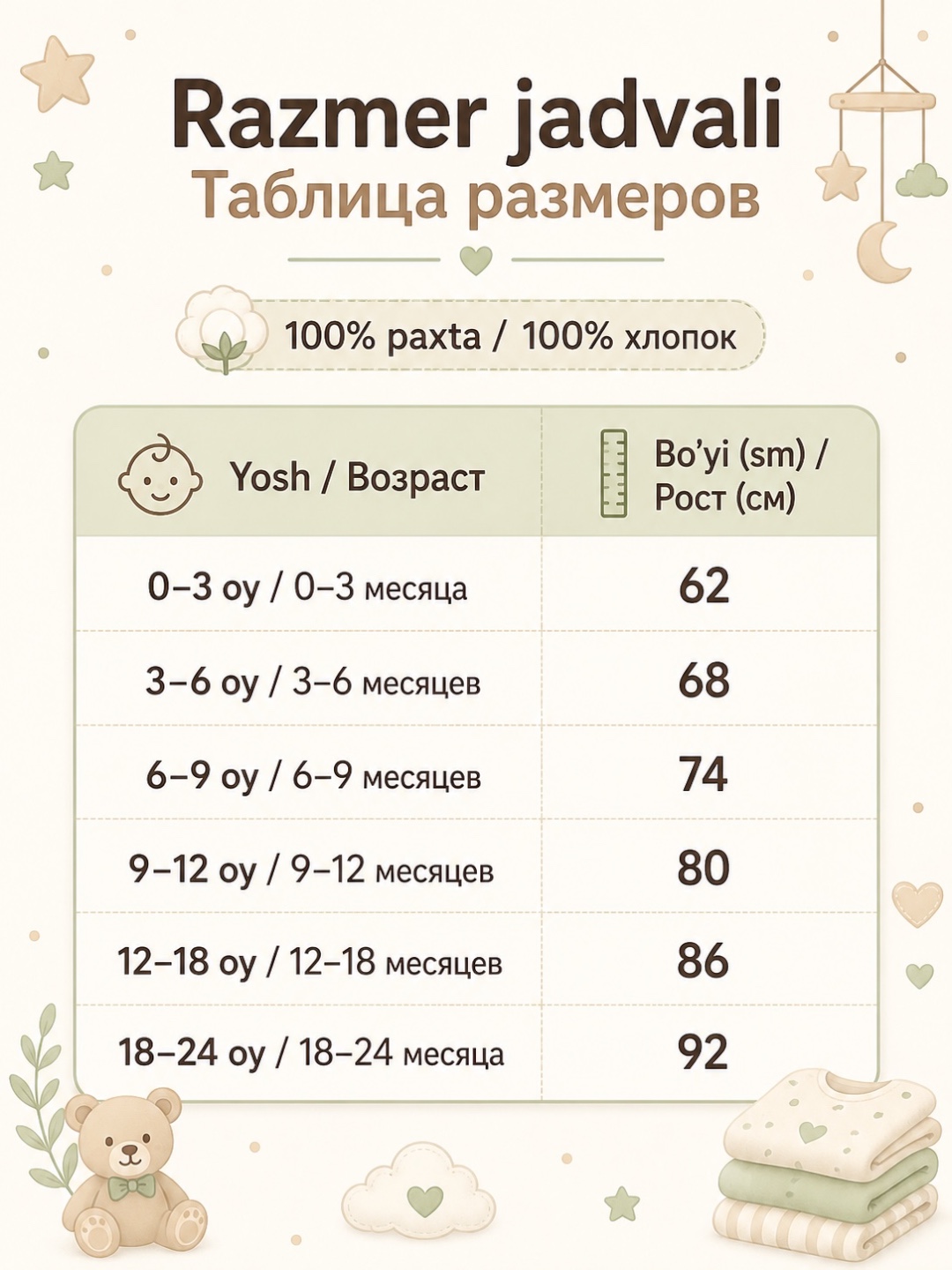 Двойка с начесом для малышей от Baby Go