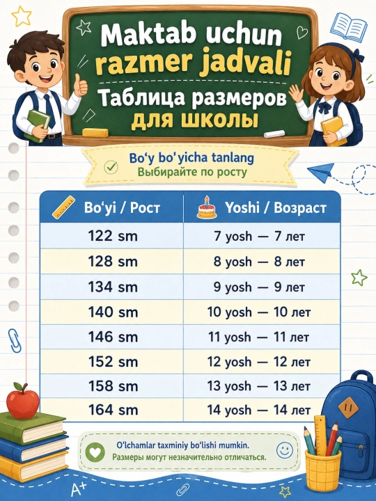 Школьные брюки для девочек