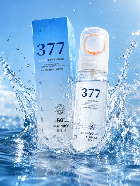 Солнцезащитный Осветляющий Спрей 377 SPF50 PA+++ MAIMIQI Sunscreen Spray - 