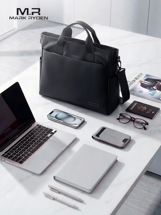 Сумка Mark Ryden MR691 для 13.6”-14” ноутбука и Macbook, деловая мужская сумка через плечо - 