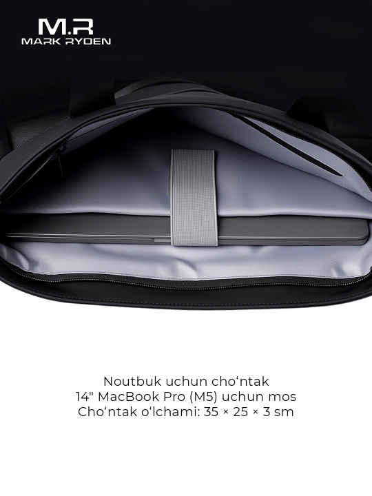 Сумка Mark Ryden MR691 для 13.6”-14” ноутбука и Macbook, деловая мужская сумка через плечо