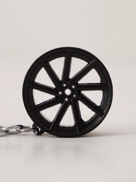 Брелок для ключей диск Vossen Concave металл подарок автомобилисту мужчине 2 цвета
