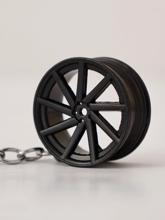 Брелок для ключей диск Vossen Concave металл подарок автомобилисту мужчине 2 цвета