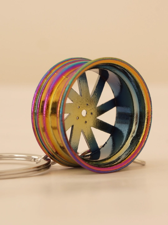 Брелок для ключей диск Vossen Concave металл подарок автомобилисту мужчине 2 цвета