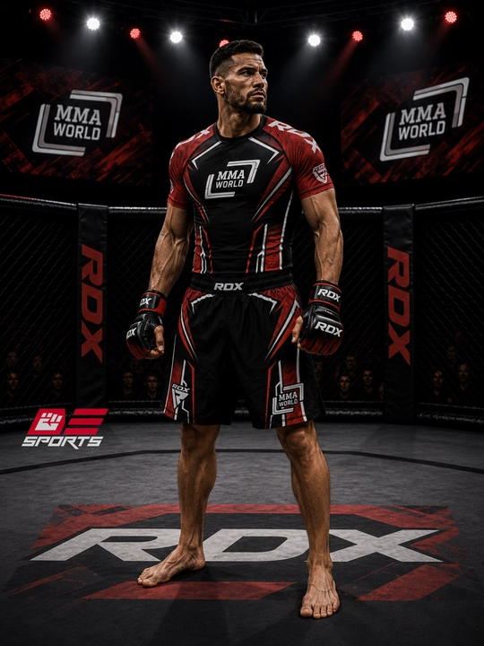 Рашгард и шорты RDX MMA World для ММА, грэпплинга и тренировок - 