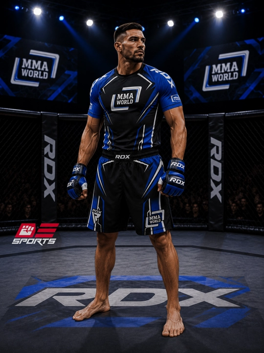 Рашгард и шорты RDX MMA World для ММА, грэпплинга и тренировок - 