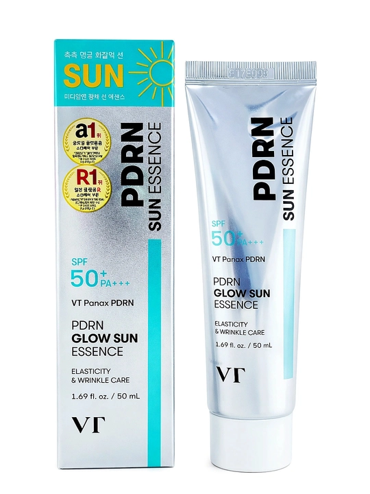 VT PDRN Glow Sun Essence SPF50+ PA+++ quyoshdan himoyalovchi krem, 50 ml
