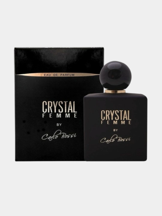 Парфюмерная вода для женщин Crystal Femme Black Carlo Bossi, 100 мл - 