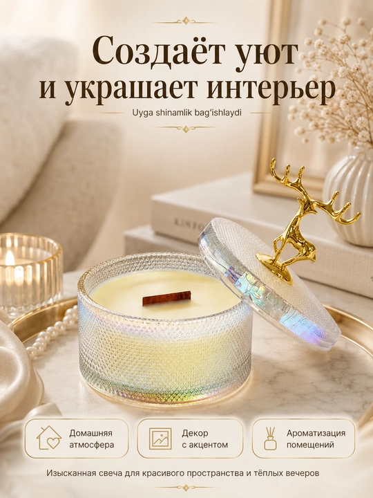 Canderful арома свеча с оленем