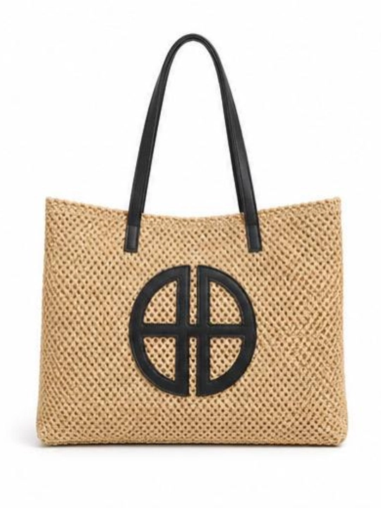 To'qilgan plyaj sumkasi