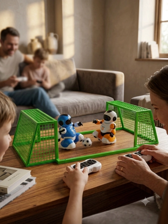 Настольный робо-футбол на радиоуправлении Robot Soccer, игровой набор