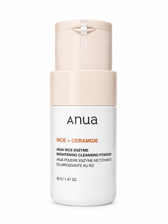 Anua Rice + Ceramide Yuvish uchun oqartiruvchi enzim kukuni, 40 g - 