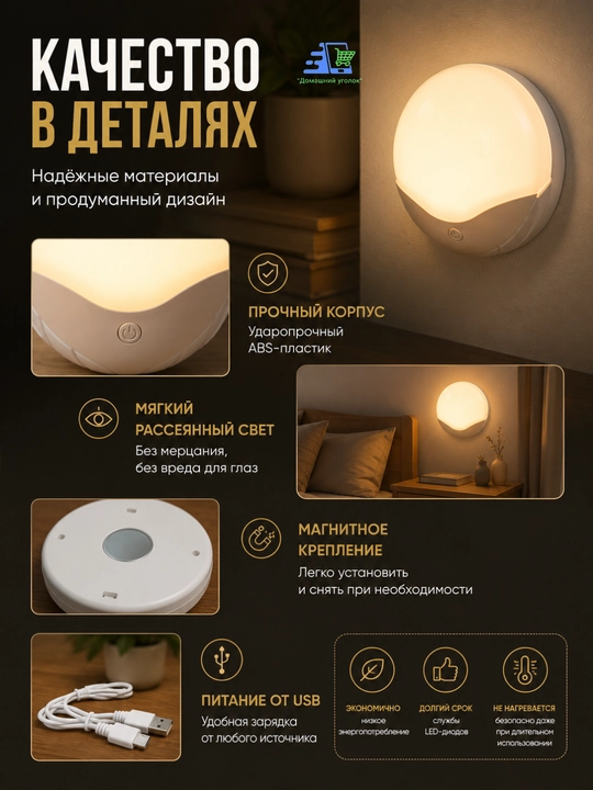 Pult va taymerli LED yoritgichlar to‘plami, USB dan, 1/3 dona