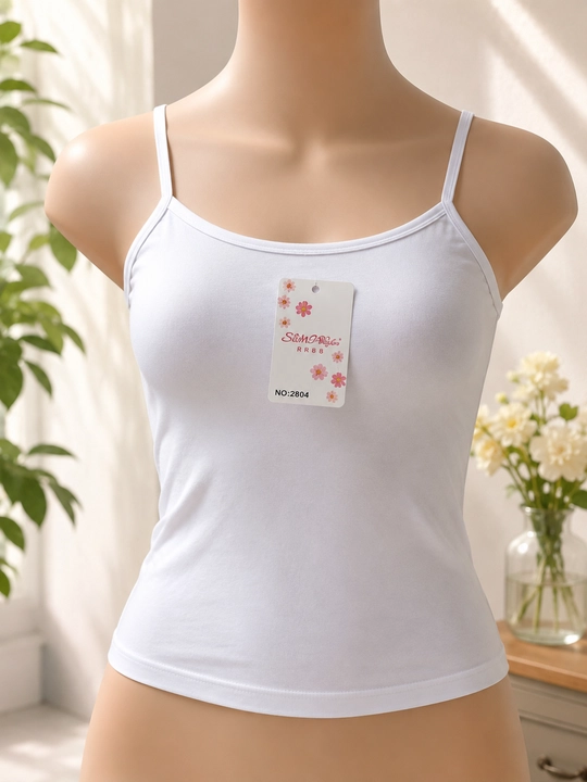 Майка для девочек, хлопковая и эластичная, 10–14 лет, ONE SIZE
