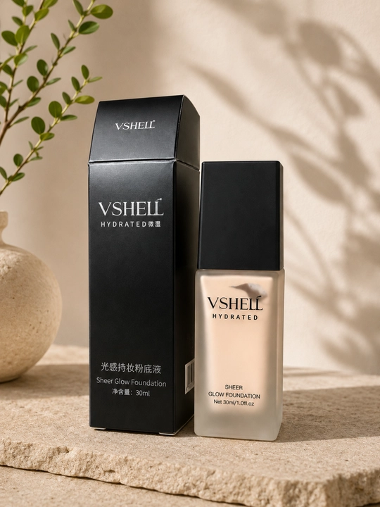 Tonal krem, 30 ml  tabiiy yorqin effekt beruvchi tonal krem
