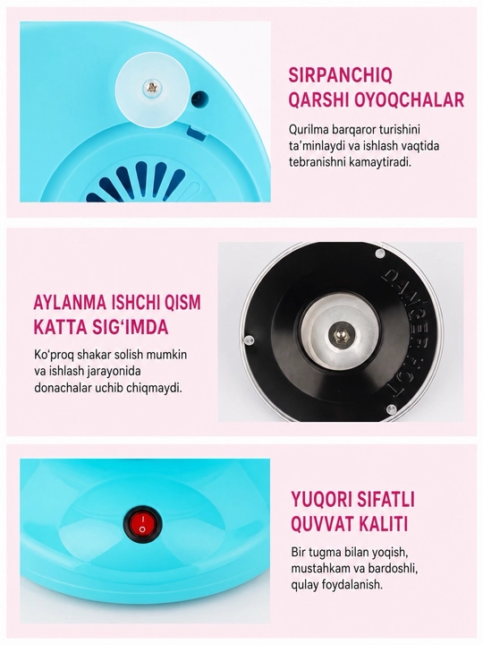 Аппарат для приготовления сахарной ваты