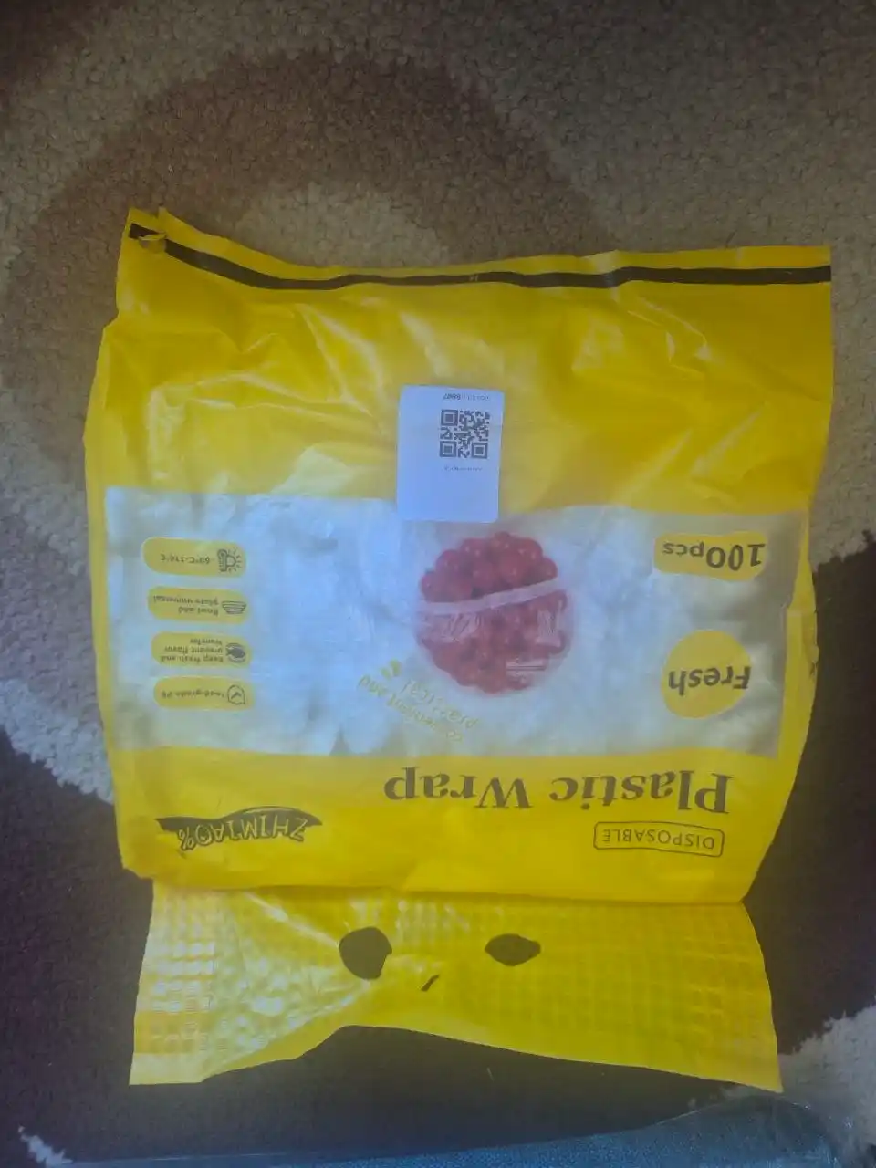 Многоразовые эластичные пакеты для хранения продуктов питания