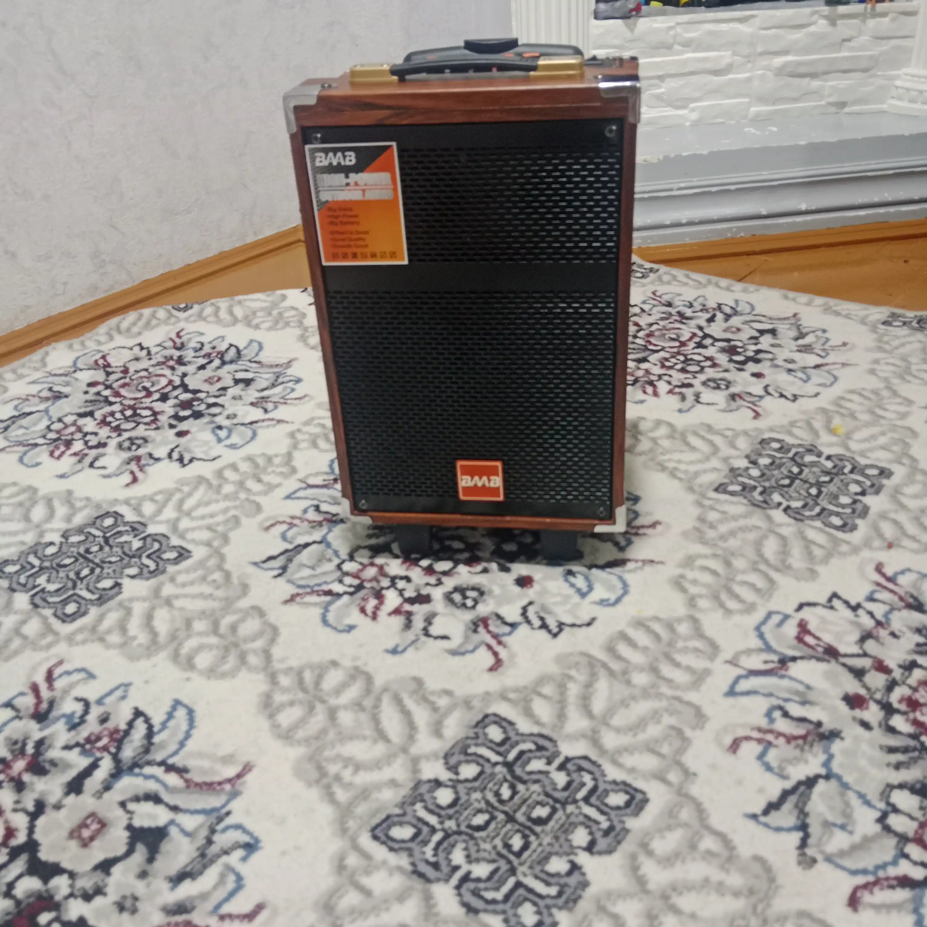 Портативная колонка BQ8 с Bluetooth, FM радио, микрофоном и пультом
