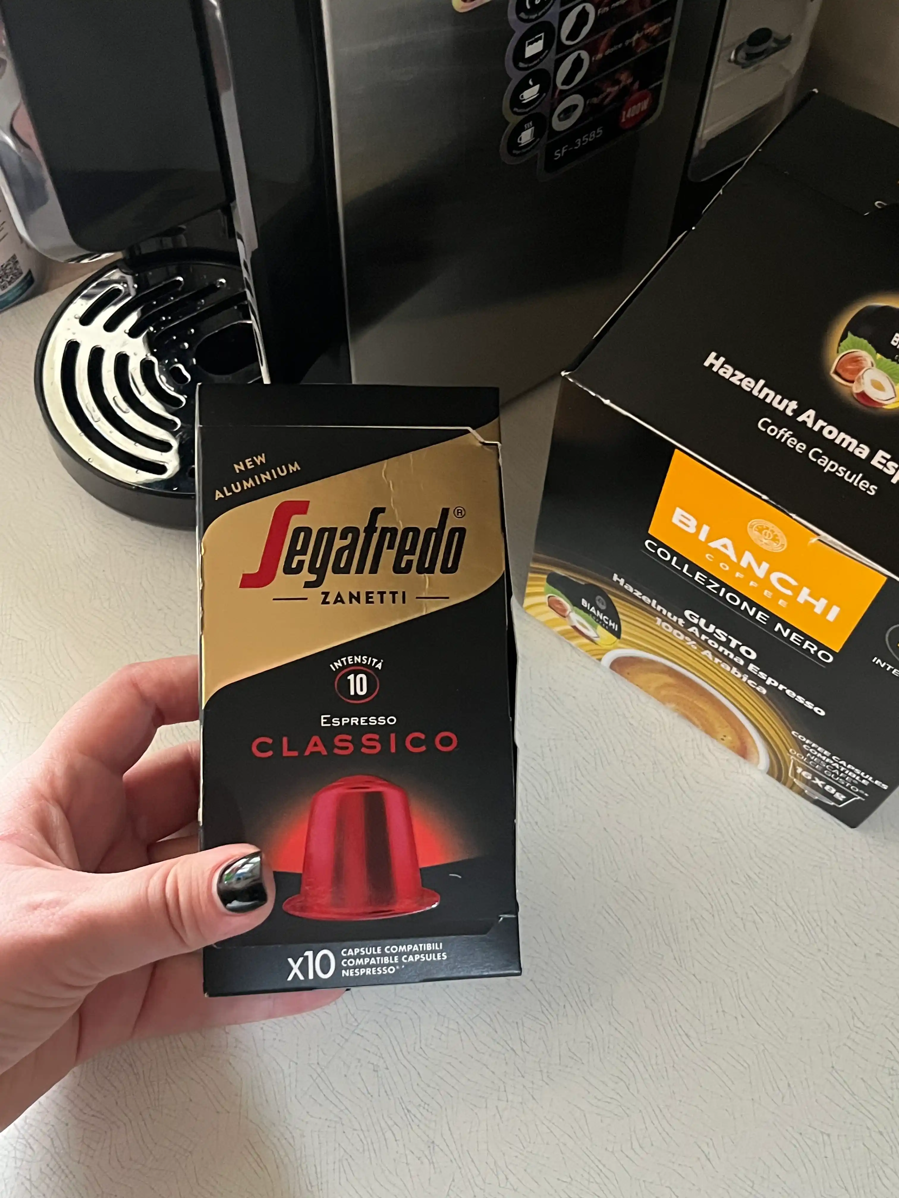 Кофе в капсулах Segafredo Zanetti, 10 капсул, cовместимые с кофемашинами Nespresso, Италия