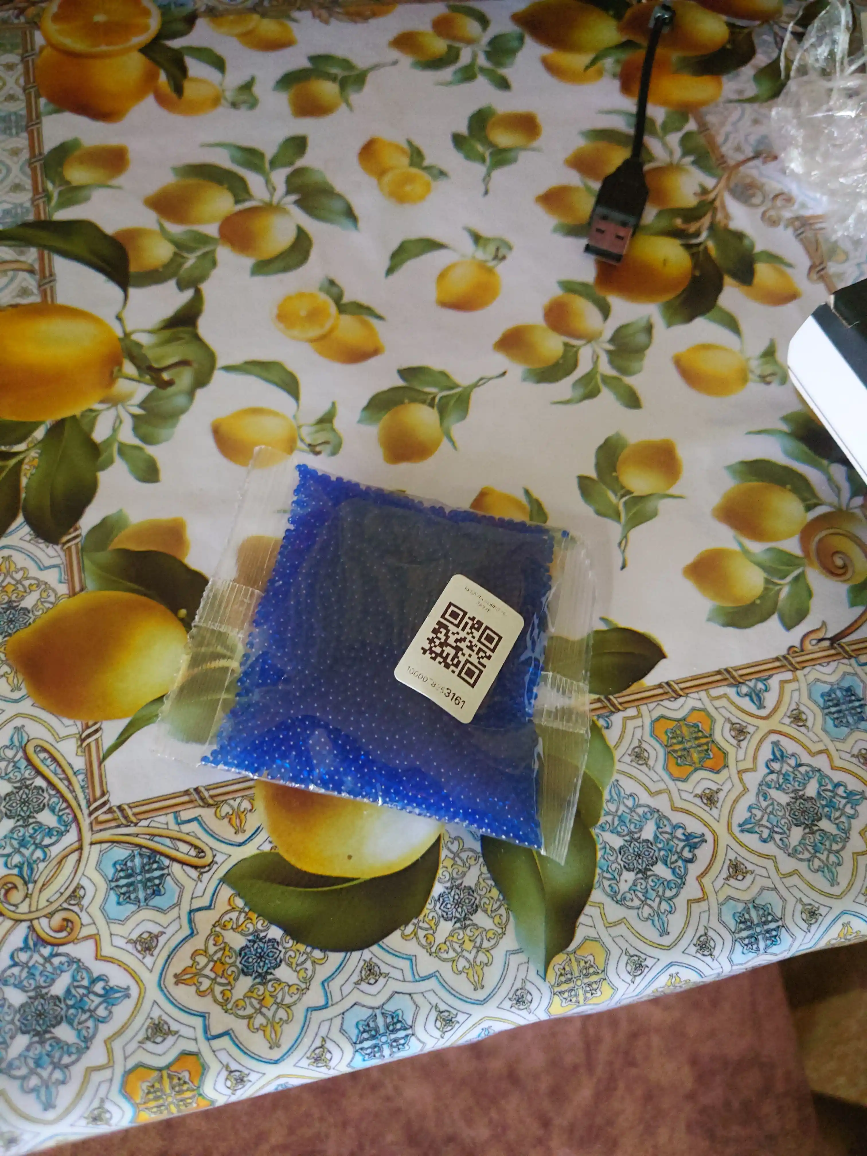 Orbiz o'qlari, gidrogel, 7-8mm, 25gr, 5000+ dona, suvda kattalashadigan