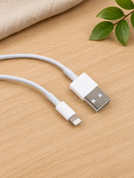 USB – Lightning kabel, iPhone uchun, tez zaryadlash va ma’lumot uzatish
