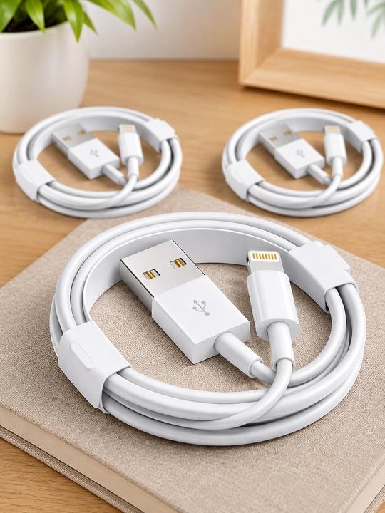 USB – Lightning kabel, iPhone uchun, tez zaryadlash va ma’lumot uzatish