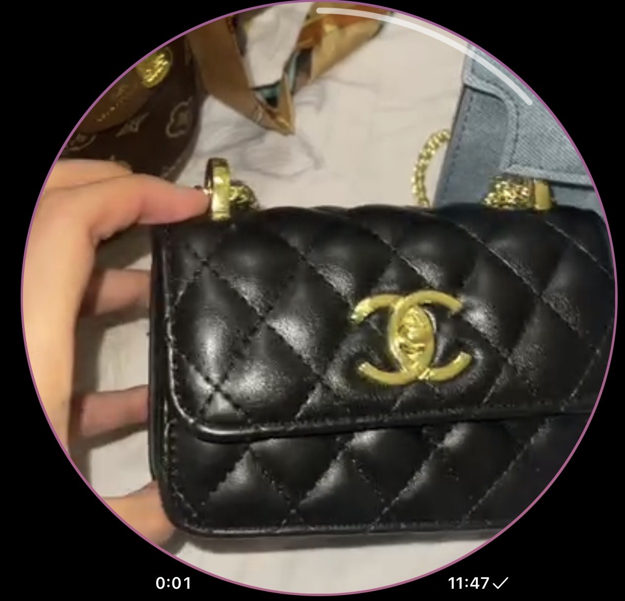 Nafis Ayollar uchun Charm Yelka Sumkasi - Chanel Dizayni