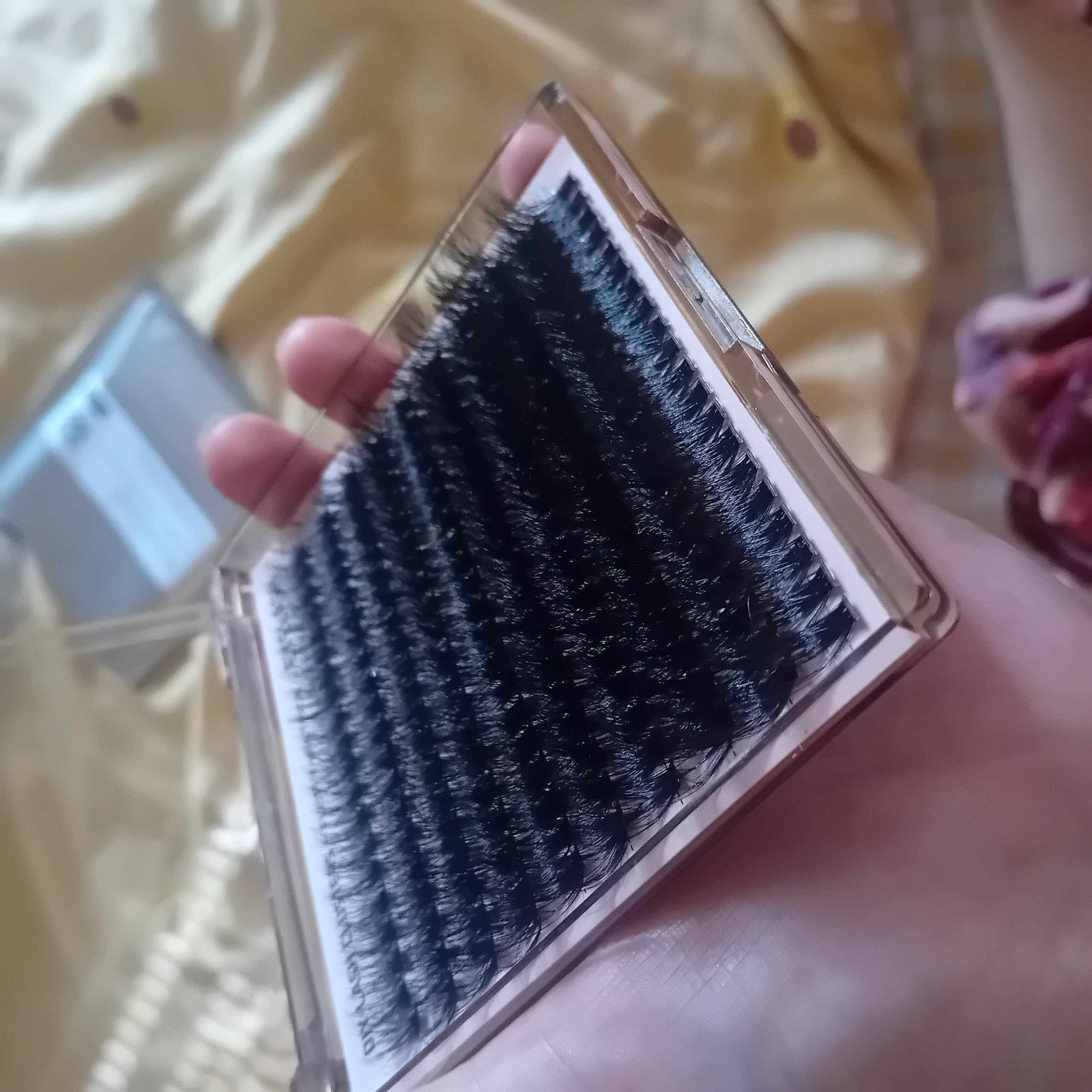 Ulama kipriklar, EYELASH 200D, uzun va egiluvchan, 190 dona