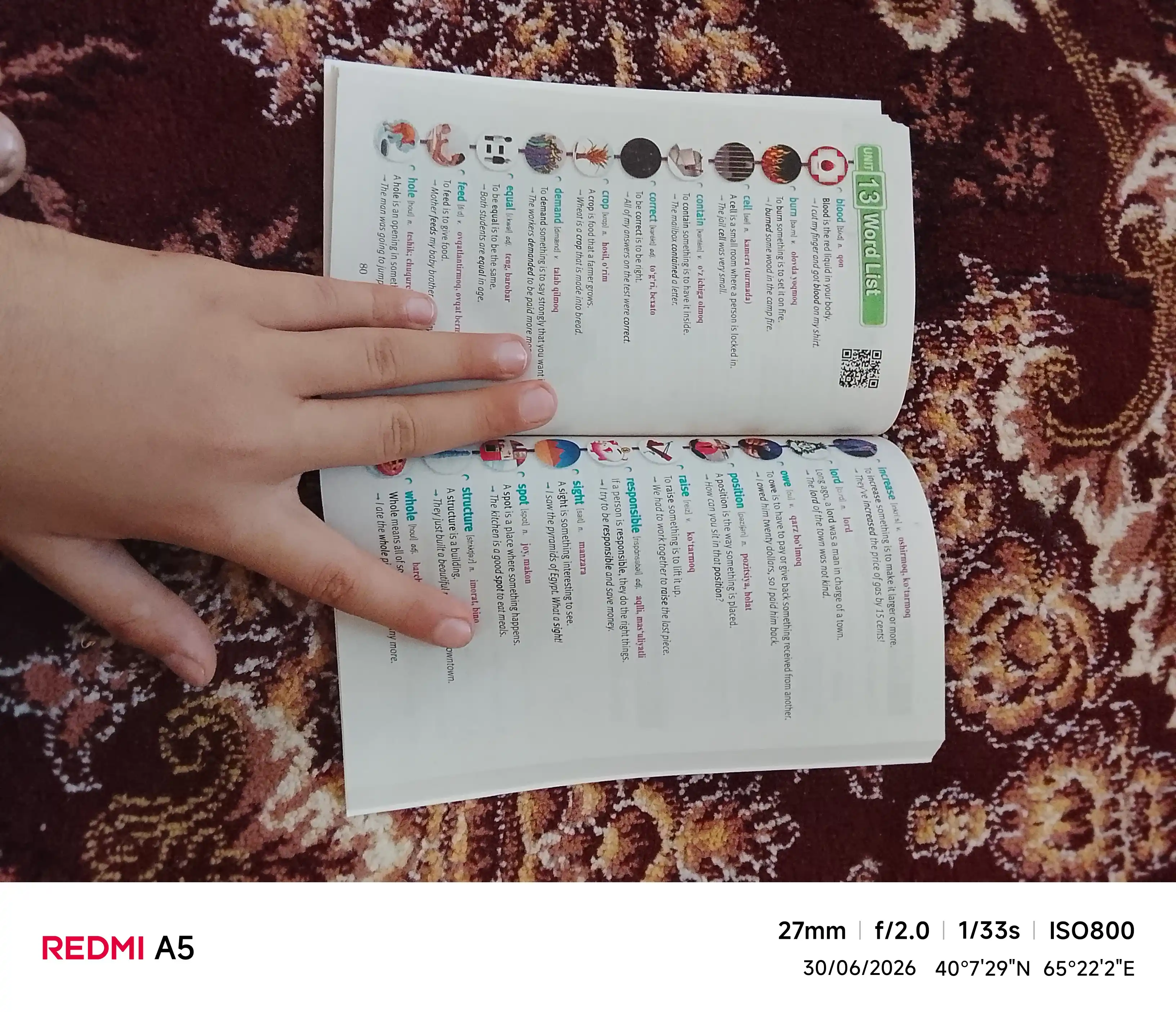 4000 essential english words 1, 2, 3, 4, 5, 6, Uzbek translations