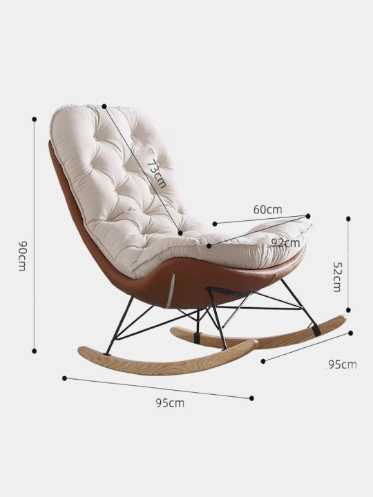 Kreslo kachalka dam olish kreslosi rocking chair yumshoq kreslo