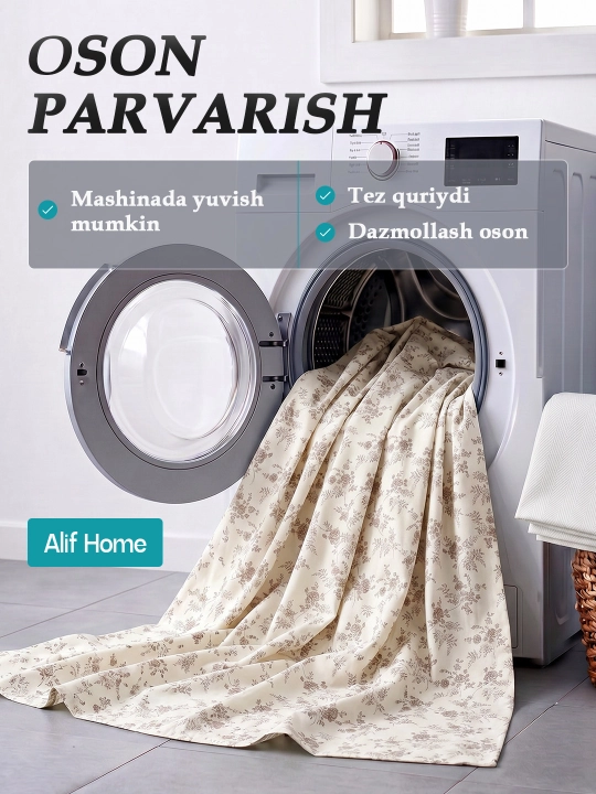 Choyshablar to'plami 3 tasi 1 da, ko'rpa va yostiq jildlari, prostiniya bilan