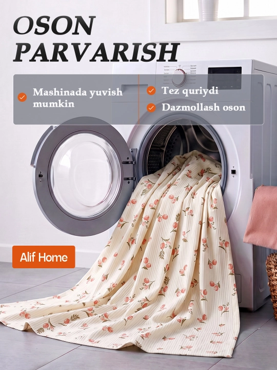 Choyshablar to'plami 3 tasi 1 da, ko'rpa va yostiq jildlari, prostiniya bilan