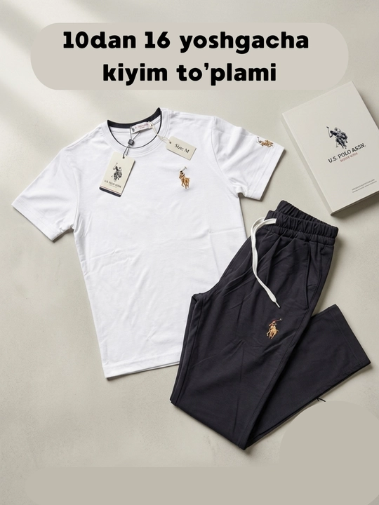 O‘g‘il bolalar va o‘smirlar uchun yozgi dvoyka sport kiyimi