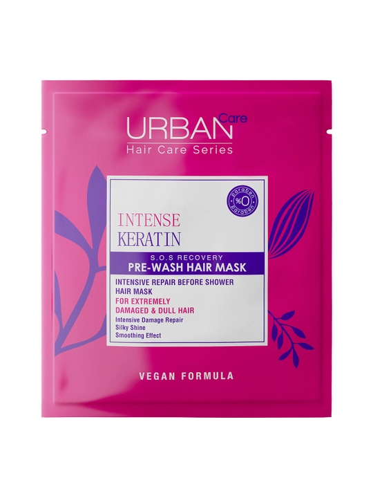 URBAN CARE Маска для волос Intense & Keratin, 50 мл